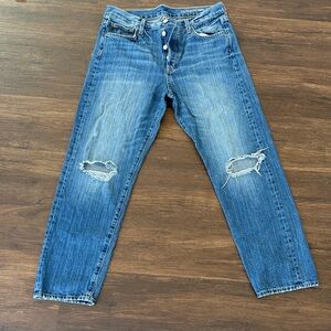 Outerknown Men's Straight Blue Jeans